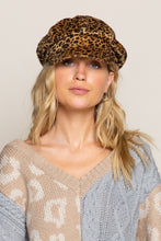 Load image into Gallery viewer, Leopard Newsboy Hat

