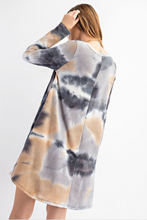 Load image into Gallery viewer, Tie Dye Waffle Knit Dress
