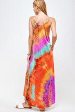 Load image into Gallery viewer, Sunburst Tie Dye Maxi Dress
