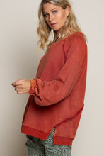 Load image into Gallery viewer, Burnt Orange Criss Cross Sweater
